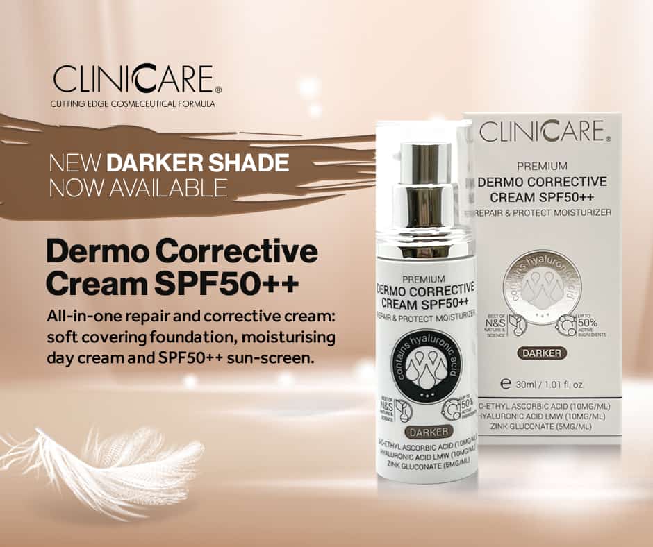 Clinicare Dermo Corrective Cream SPF50 - Darker